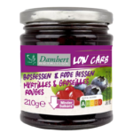 Конфитюр от боровинки и касис с ниско съдържание на захари и въглехидрати, 210 g