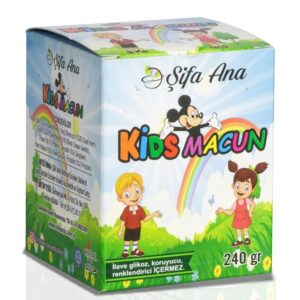 Билкова имуноукрепваща паста за деца - С прополис, пчелен прашец и мед, рожков, джинджифил, сурово какао, 240 g