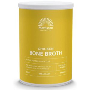 Пилешки костен бульон, БИО - Богат на колаген, протеини, аминокиселини и минерали, 400 g, прах, 40 или 20 дози