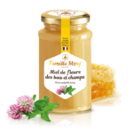 Пчелен мед букет от полски и горски цветя и билки (от Франция) - Miel de fleurs des bois et champs, 360 g