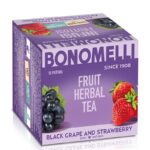 Плодов чай с черно грозде и ягода - Натурален вкус и антиоксидантна подкрепа, 12 пакетчета