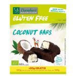 Кокосови барчета с черен шоколад – БИО, без глутен и лактоза, 120 g