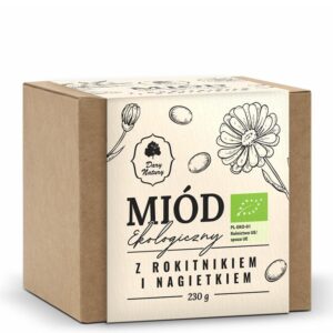 Пчелен мед с плод от облепиха (морски зърнастец) и невен Био, 230 g