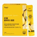 Ферментирала комбуча с лимон – освежаваща напитка - Пробиотична подкрепа и енергия, 30 сашета