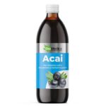 Сок от акай (Асаѝ) с каму-каму и натурален витамин С - Мощен антиоксидант, 500 ml, 10 или 20 дози