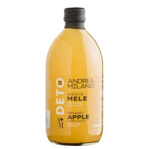 Нефилтриран ябълков оцет с био мед – Храносмилане и естествен детокс, 500 ml
