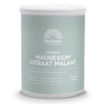 Нервна и сърдечно-съдова системи - Магнезий (цитрат, малат) веган + витамин В6, 125 g прах