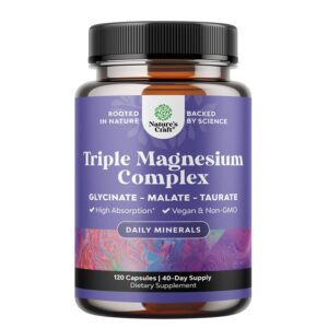 Магнезий комплекс (бисглицинат, малат, таурат) – Мускули и нервна система, 133.33 mg, 120 капсули