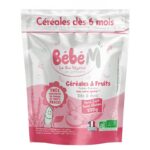 Bébé M Зърнена каша с ябълка и банан, БИО – За бебета 6+ месеца, 220 g