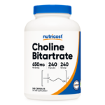 Мозъчна функция - Холин битартрат (Витамин В4), 240 капсули